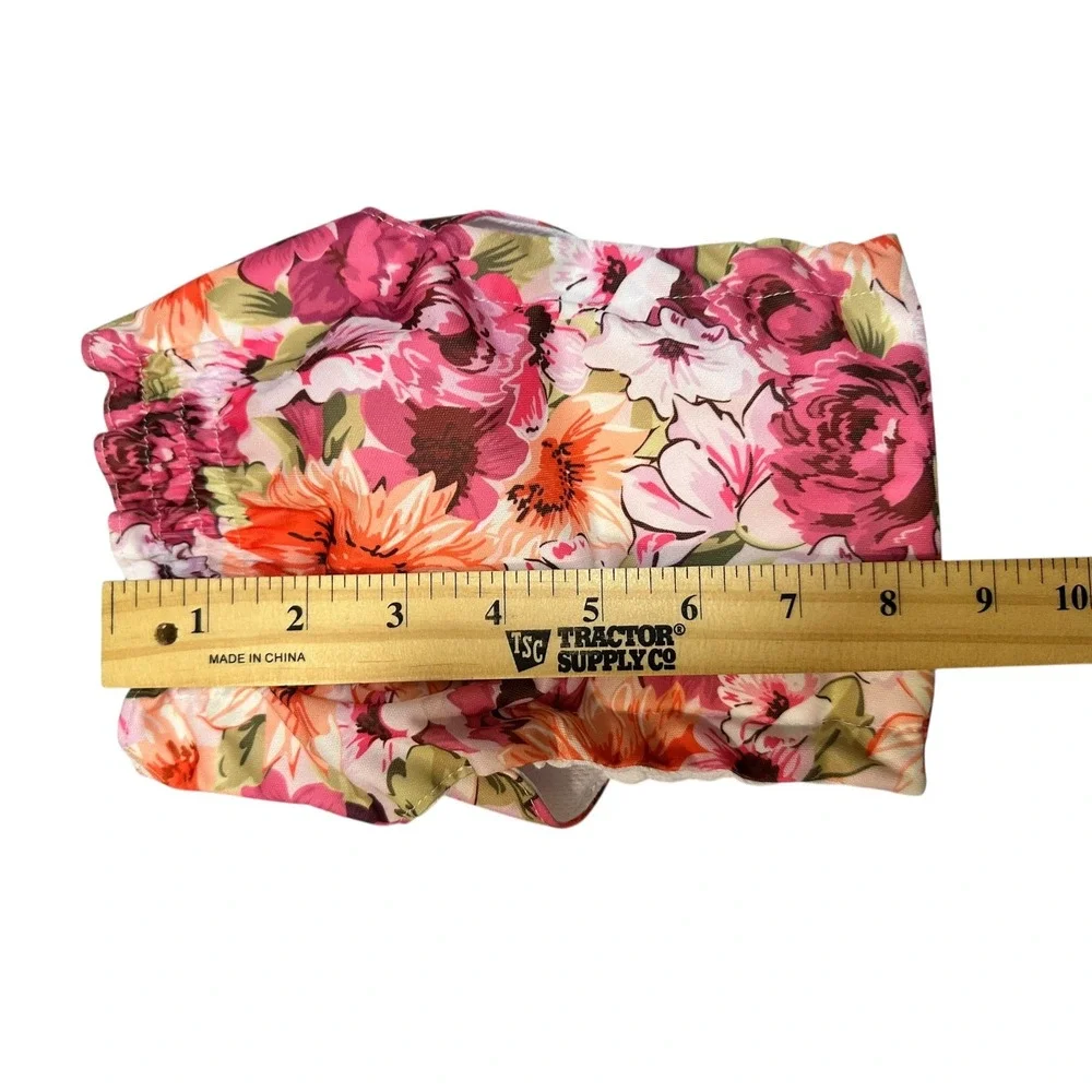 CuteBone Female Dog Diaper Floral Print Washable Reusable Pet Panty Medium‎